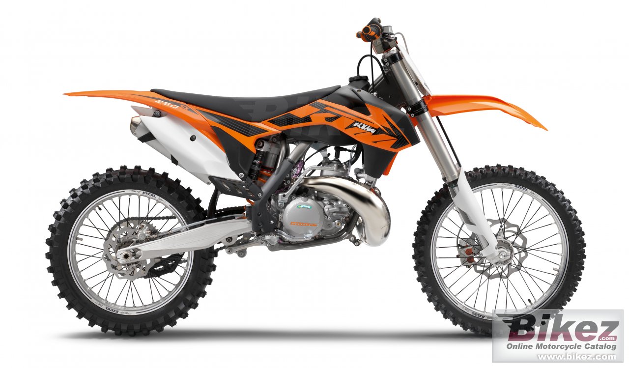 Big KTM 250 sx picture and wallpaper from Bikez.com